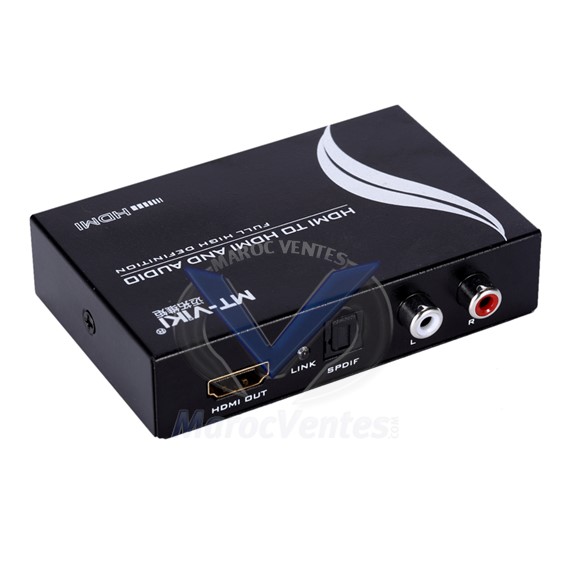 CONVERTISSEUR DE SIGNAL MT-VIKI MT-HA12 HDMI TO HDMI+AUDIO (RCA-OPTIC) MT-VIKI MT-HA12